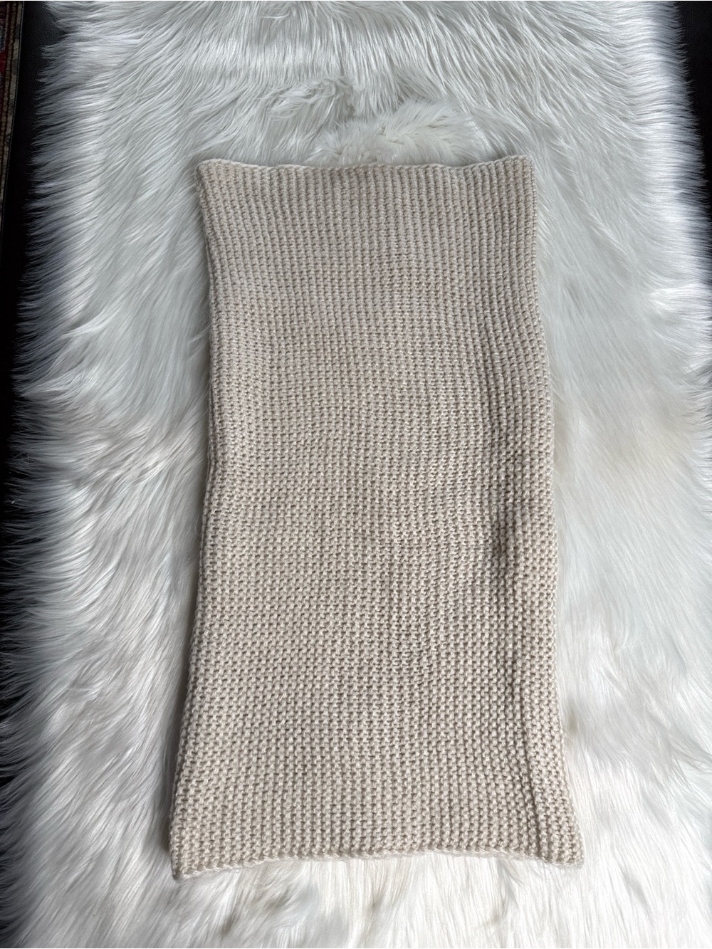 H&M Ivory Knit Infinity Scarf - Picture 3 of 4